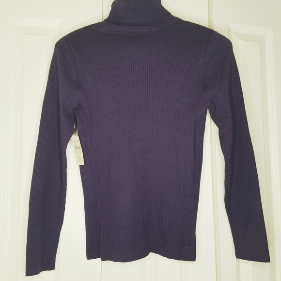 COLDWATER CREEK Rib Sweater Turtleneck NEW M - Picture 3 of 5